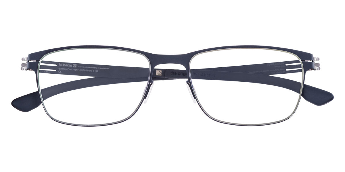 Ic! Berlin® Dennis N Large Marine Blue 56 Eyeglasses