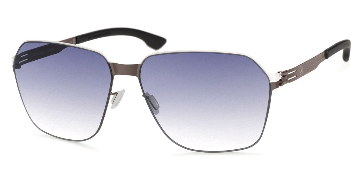 Ic! Berlin® MB 04 White Pop-Graphite 61 Sunglasses