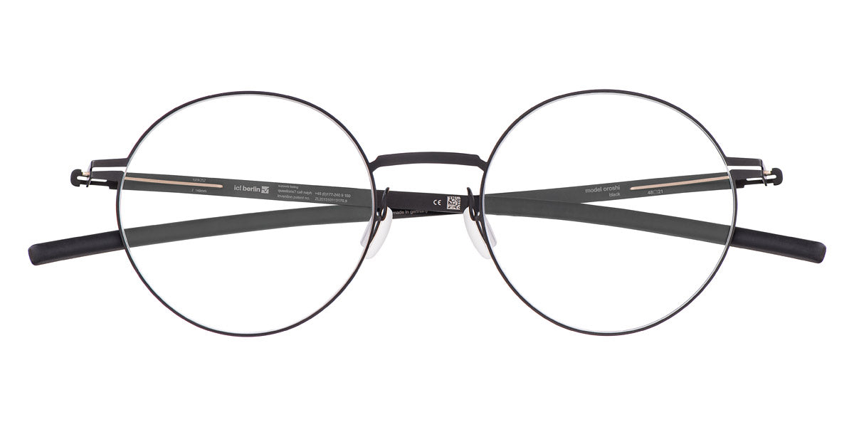 Ic! Berlin® Oroshi 2.0 Black 48 Eyeglasses