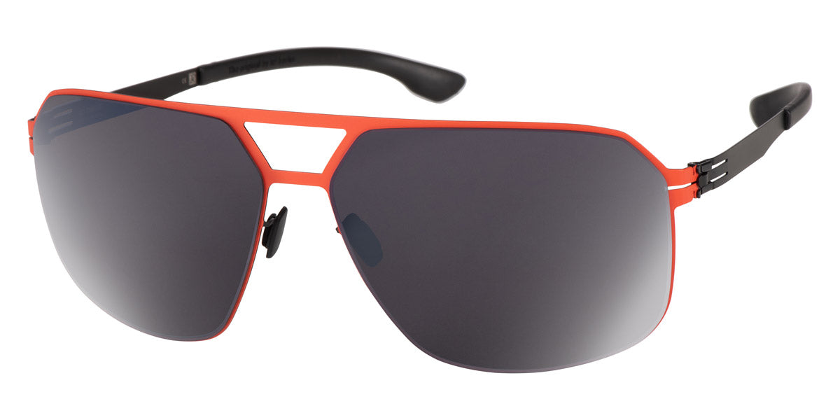 Ic! Berlin® Henry Habanero Black 64 Sunglasses