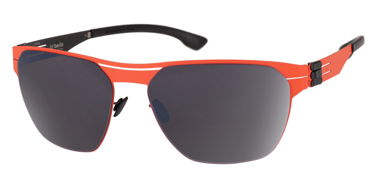 Ic! Berlin® Leon Habanero Black 61 Sunglasses