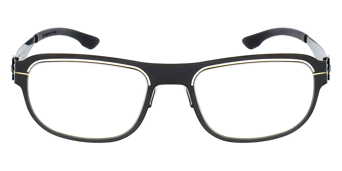 Ic! Berlin® AMG 03 Gun-Metal-Yellow 55 Eyeglasses