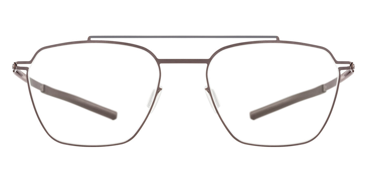 Ic! Berlin® Lotso Boulder Teak Bridge 49 Eyeglasses