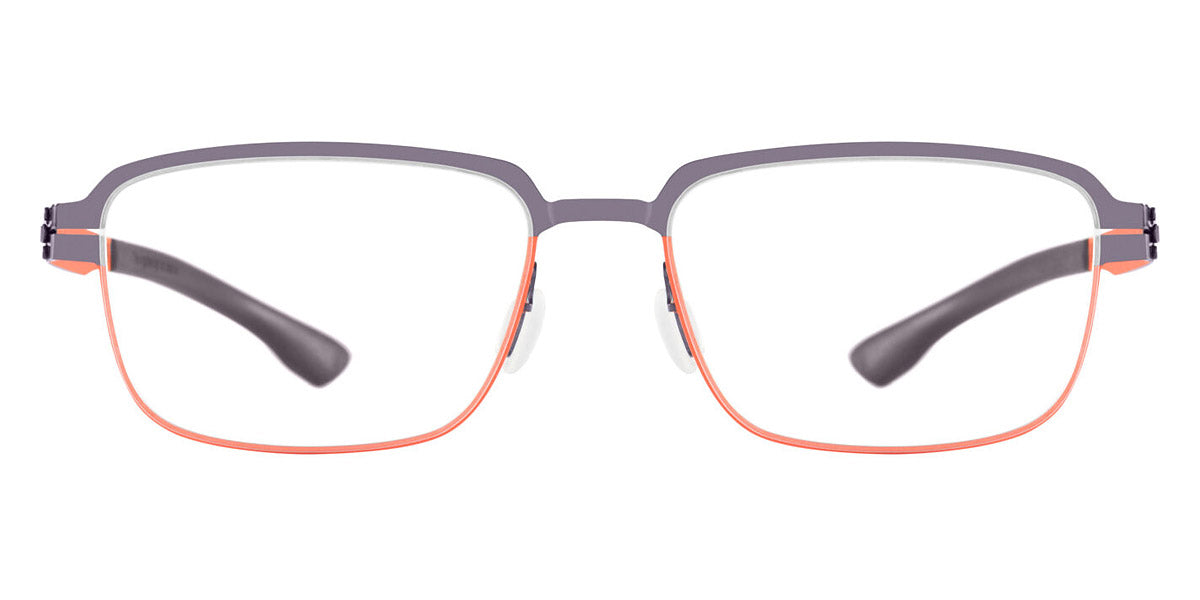 Ic! Berlin® Luan Aubergine/Flame Valley 53 Eyeglasses