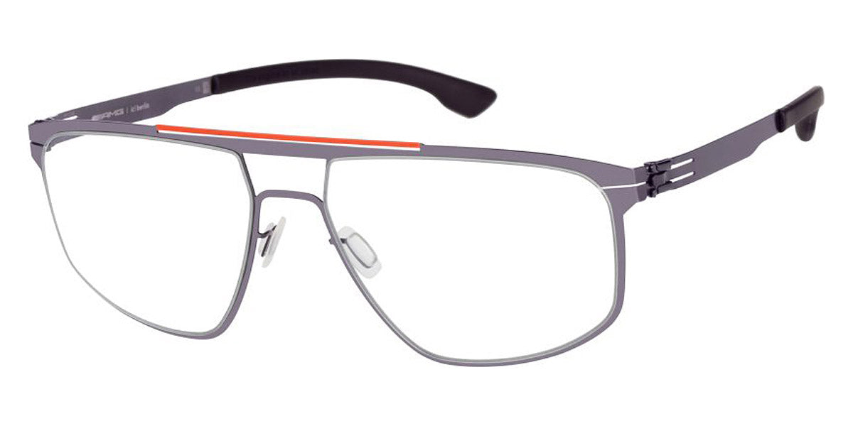 Ic! Berlin® AMG 08 Orange Bridge-Aubergine 56 Eyeglasses