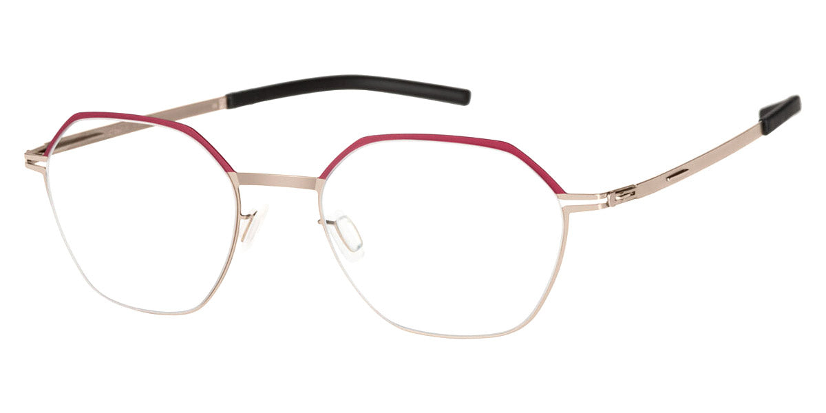 Ic! Berlin® Maloja Dark Magenta-Bronze 48 Eyeglasses