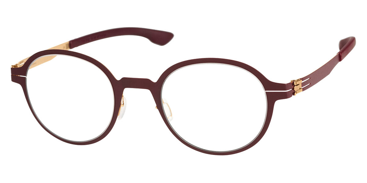 Ic! Berlin® Minho Bordeaux-Rose-Gold 47 Eyeglasses