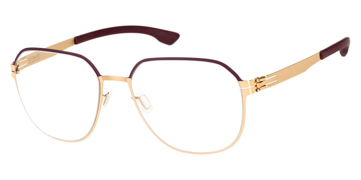 Ic! Berlin® Nadea Bordeaux-Rose 55 Eyeglasses