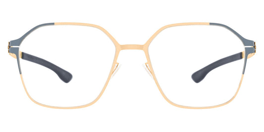 Ic! Berlin® Nuno Taubenblau H Sides-Rose Gold 58 Eyeglasses