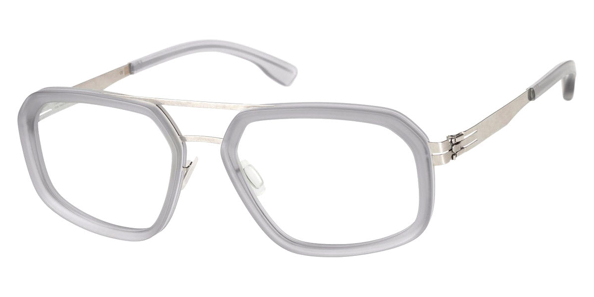 Ic! Berlin® Owen Rough Sky Gray Matte 53 Eyeglasses