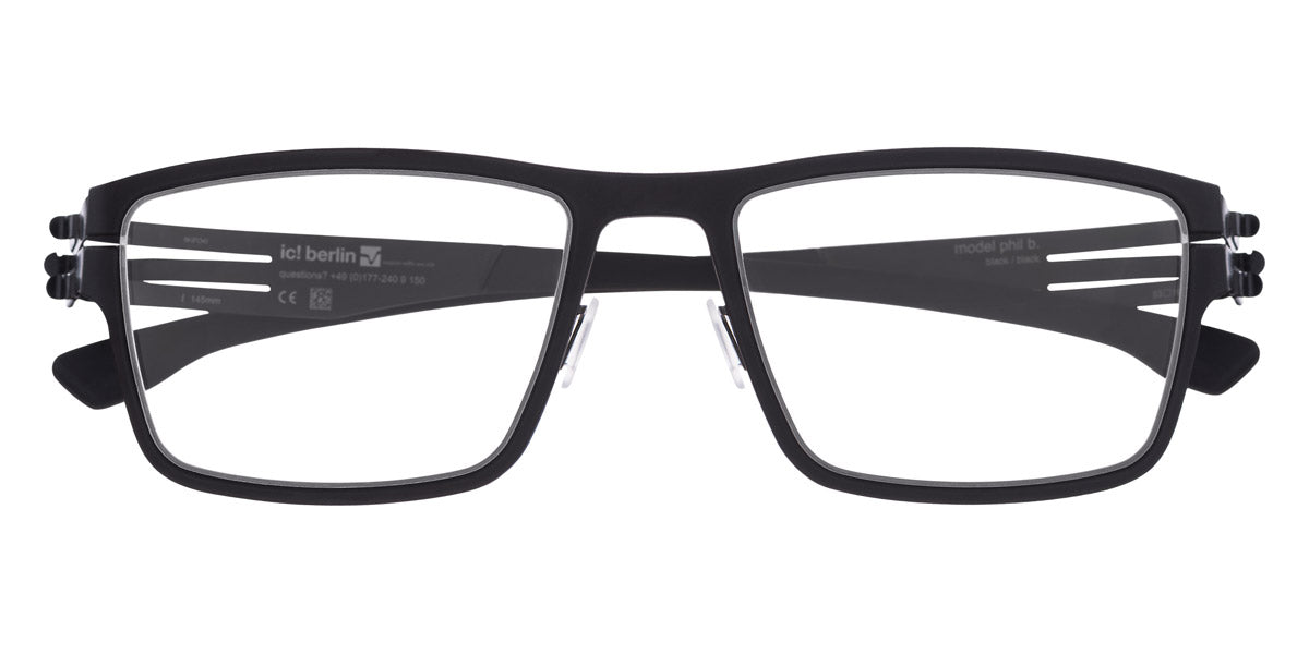 Ic! Berlin® Phil B Black² 53 Eyeglasses