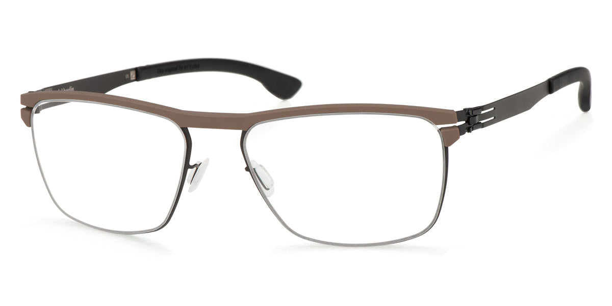 Ic! Berlin® Central Black-Taupe 55 Eyeglasses