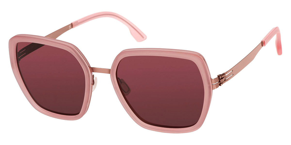 Ic! Berlin® Zoe S Shiny Copper/Rose Matte 59 Sunglasses