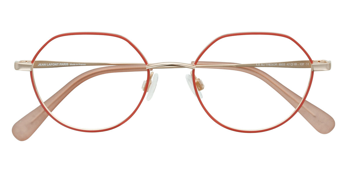 Lafont® Ile Au Tresor LAF ILE AU TRESOR 8503 48 - Orange 8503 Eyeglasses