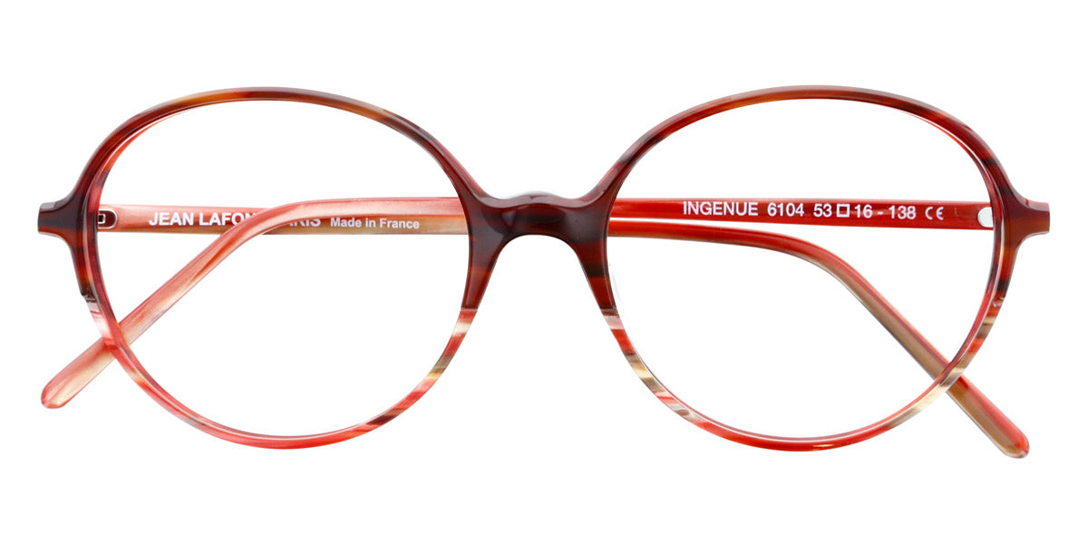 Lafont® Ingenue LAF INGENUE 6104 53 - Red 6104 Eyeglasses