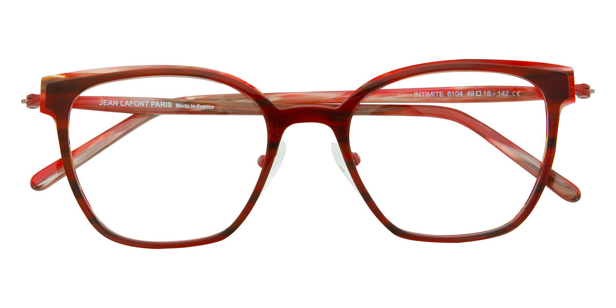 Lafont® Intimite LAF INTIMITE 6104 49 - Red 6104 Eyeglasses