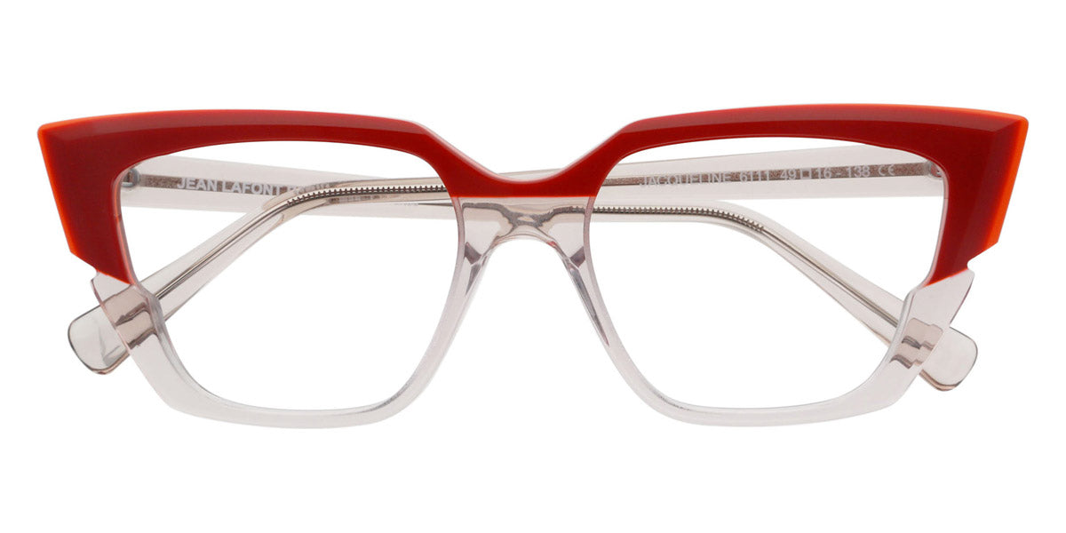 Lafont® Jacqueline LAF JACQUELINE 6111 49 - Red 6111 Eyeglasses