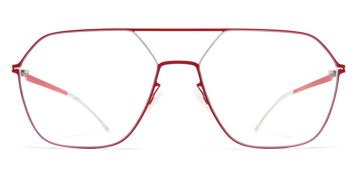 Mykita® JELVA MYK JELVA Goji Red/Silver 57 - Goji Red/Silver Eyeglasses