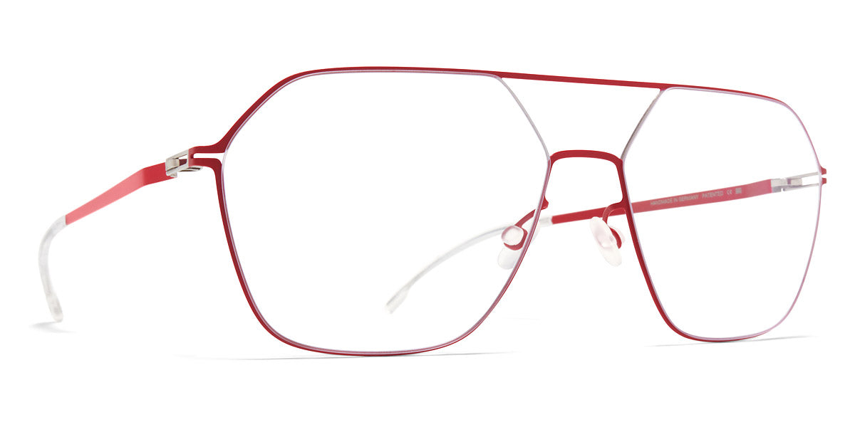 Mykita® JELVA MYK JELVA Goji Red/Silver 57 - Goji Red/Silver Eyeglasses