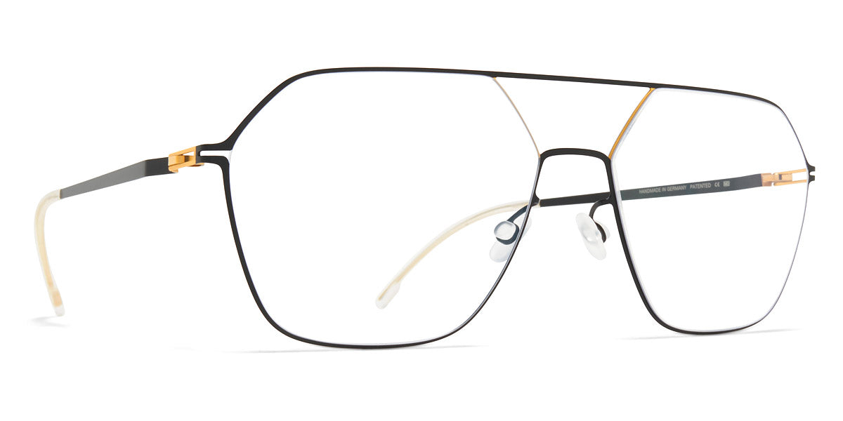 Mykita® JELVA MYK JELVA Gold/Jet Black 57 - Gold/Jet Black Eyeglasses