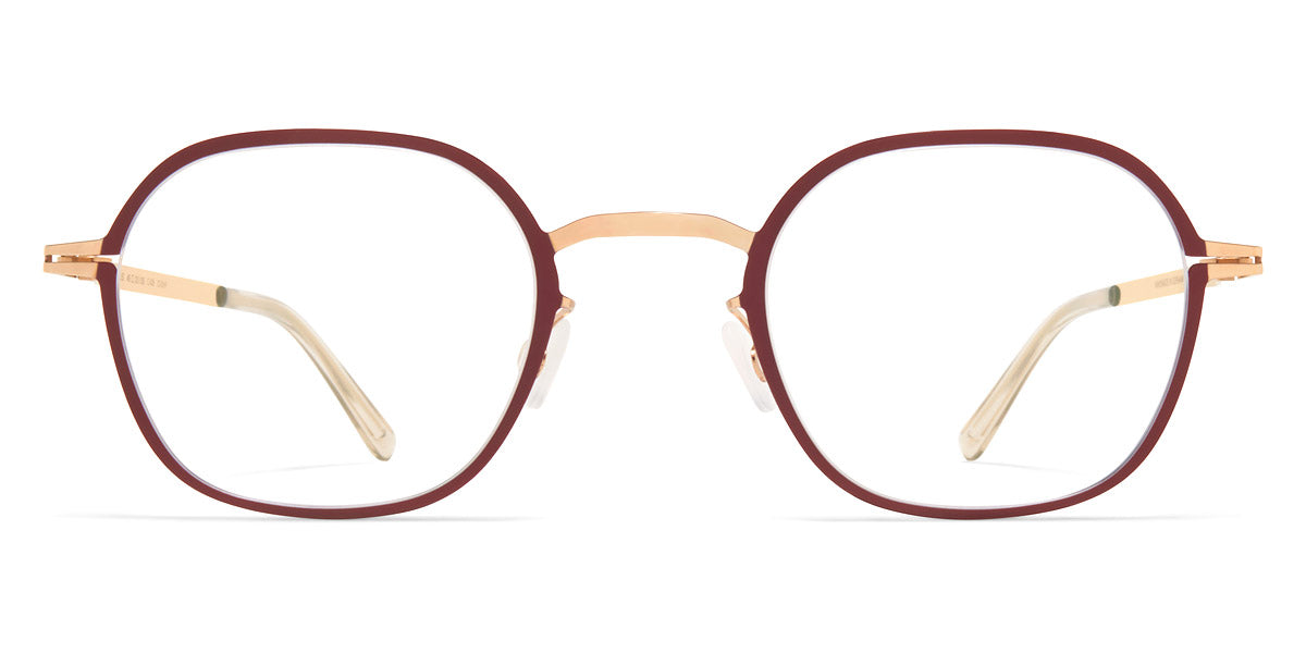 Mykita® JES MYK JES Champagne Gold/Cranberry 45 - Champagne Gold/Cranberry Eyeglasses