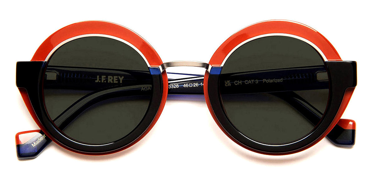 J.F. Rey® Agatha JR Agatha 3328 46 - 3328 Red Brick/Blue Sunglasses