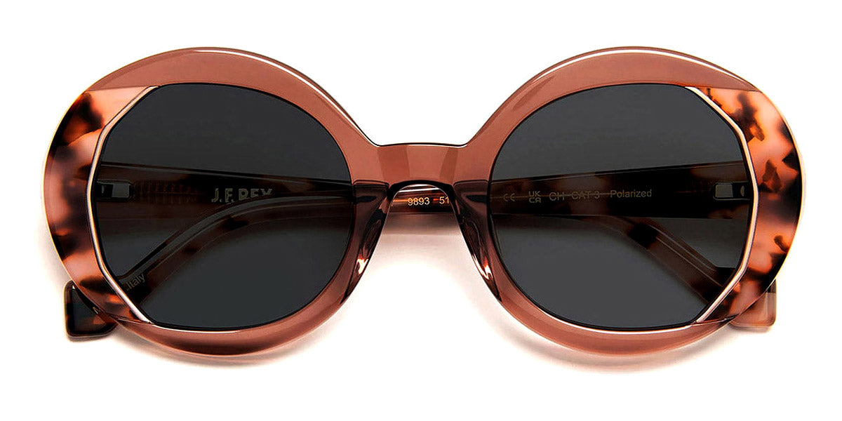 J.F. Rey® Amanda JR Amanda 9893 51 - 9893 Demi Pink/Brown Sunglasses