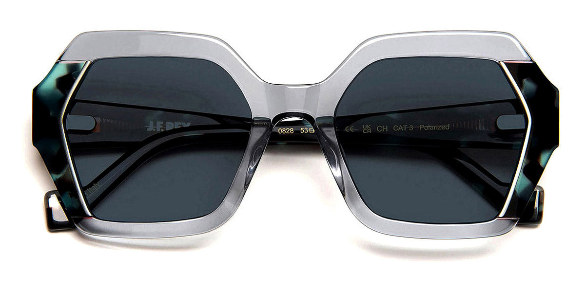 J.F. Rey® April JR April 0828 53 - 0828 Black/Blue Pale Sunglasses