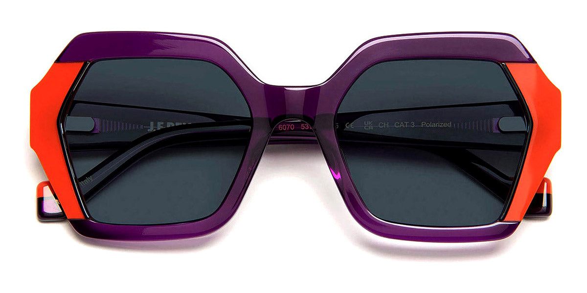 J.F. Rey® April JR April 6070 53 - 6070 Orange/Purple Sunglasses