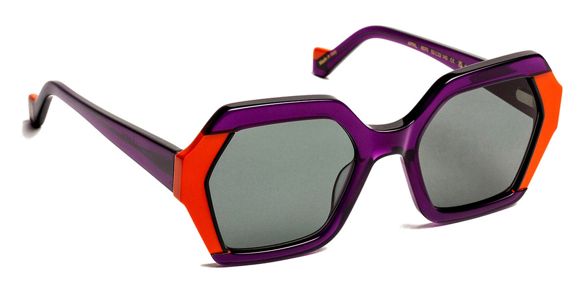 J.F. Rey® April JR April 6070 53 - 6070 Orange/Purple Sunglasses