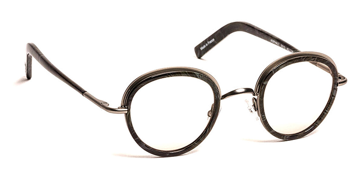 J.F. Rey® Asphalt JR Asphalt 0013 45 - 0013 Black Marble/Silver Eyeglasses