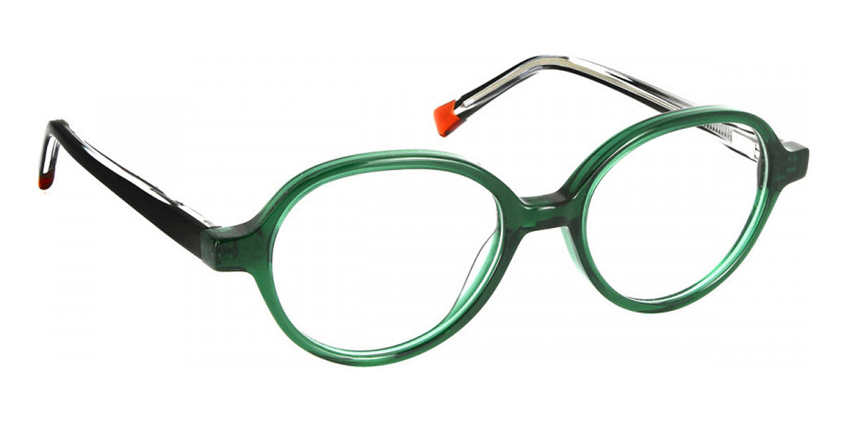 J.F. Rey® Bebop JR Bebop 4000 43 - 4000 Green/Black/Orange Eyeglasses