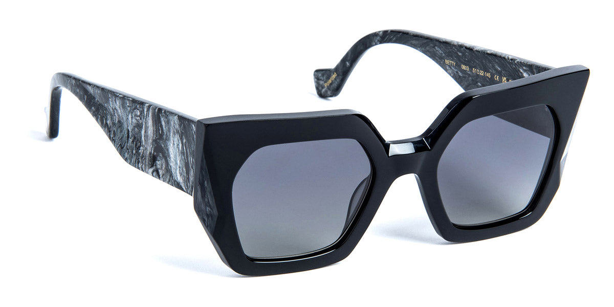 J.F. Rey® Betty JR Betty 0813 51 - 0813 Black / Silver GL Sunglasses