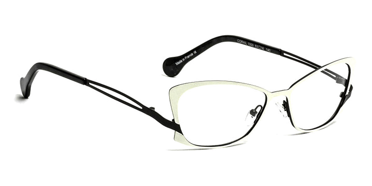 J.F. Rey® Corail JR Corail 1000 53 - 1000 Milky Foam/Black Eyeglasses