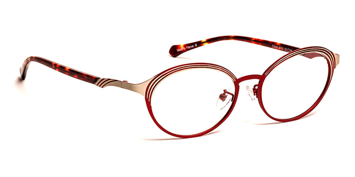 J.F. Rey® Daim JR Daim 3013 51 - 3013 Red/Silver Eyeglasses