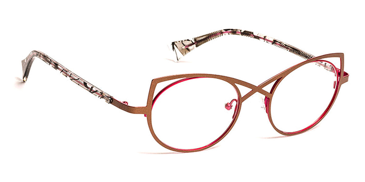 J.F. Rey® Dismoi JR Dismoi 9080 49 - 9080 Brown/Fuchsia Eyeglasses