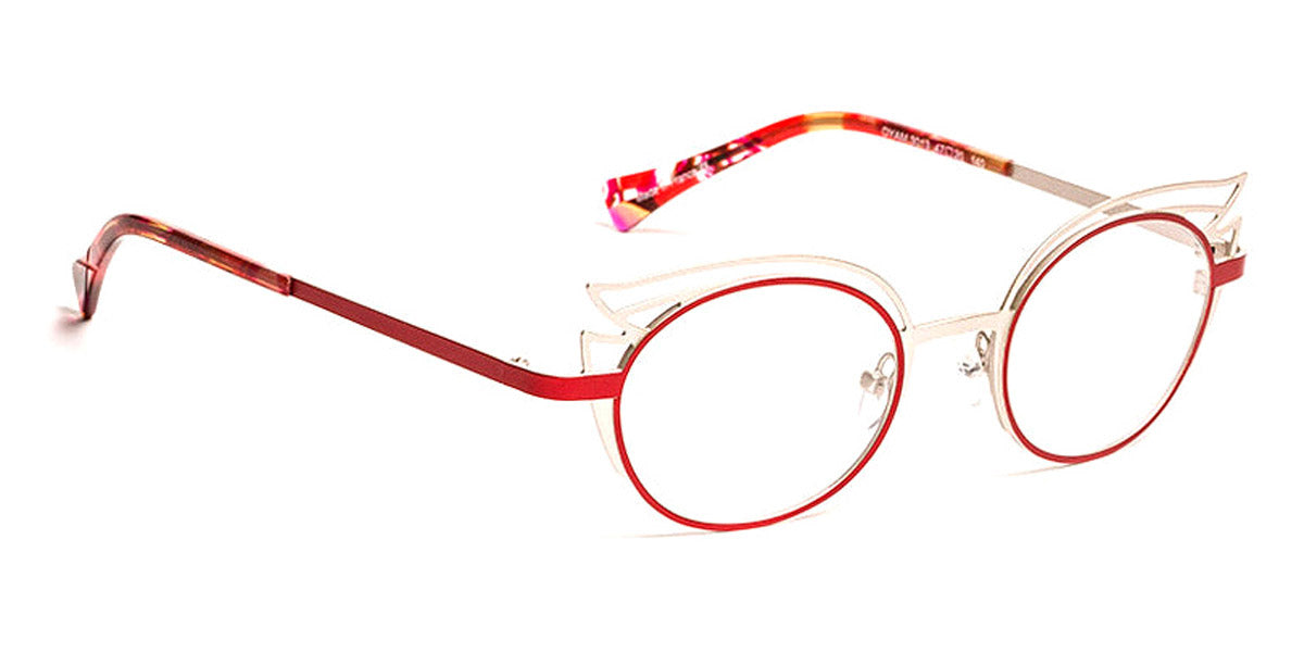 J.F. Rey® Dyam JR Dyam 3013 47 - 3013 Red/Silver Eyeglasses