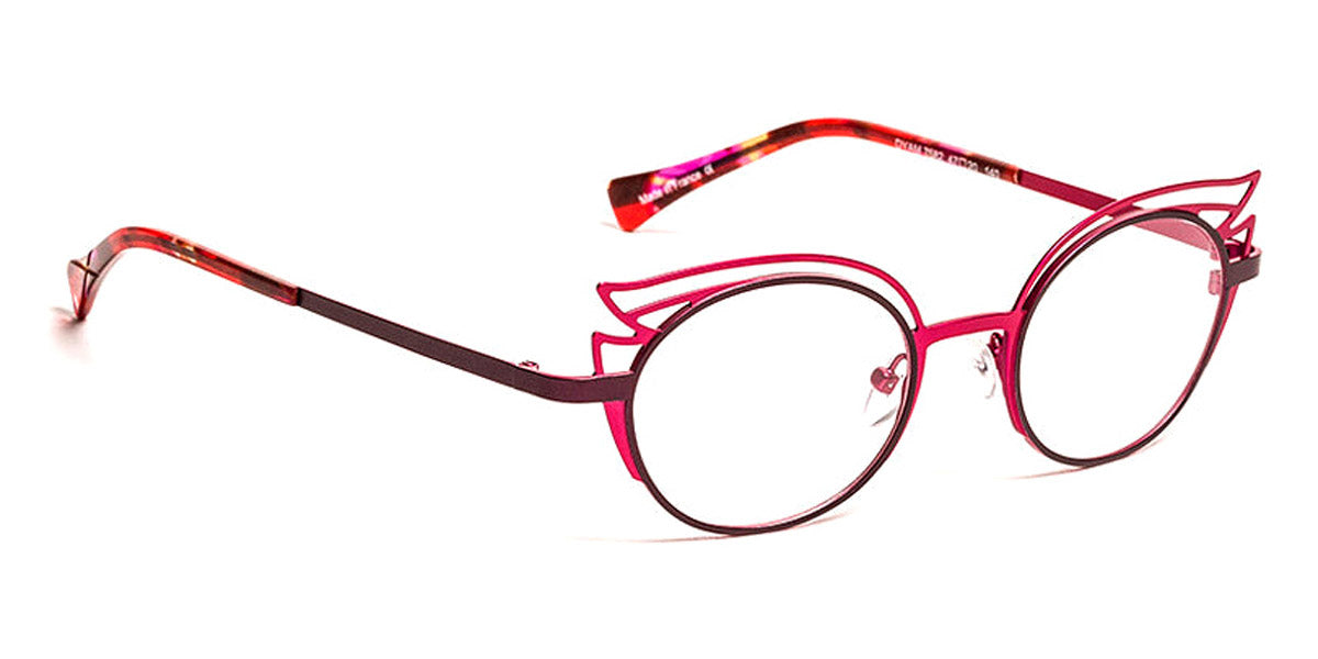 J.F. Rey® Dyam JR Dyam 7582 47 - 7582 Plum/Fuchsia Eyeglasses