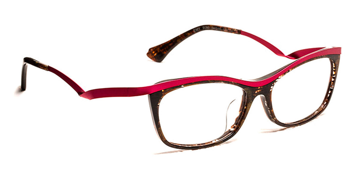 J.F. Rey® Emy JR Emy 9080 54 - 9080 Brown Lace/Strong Pink Eyeglasses