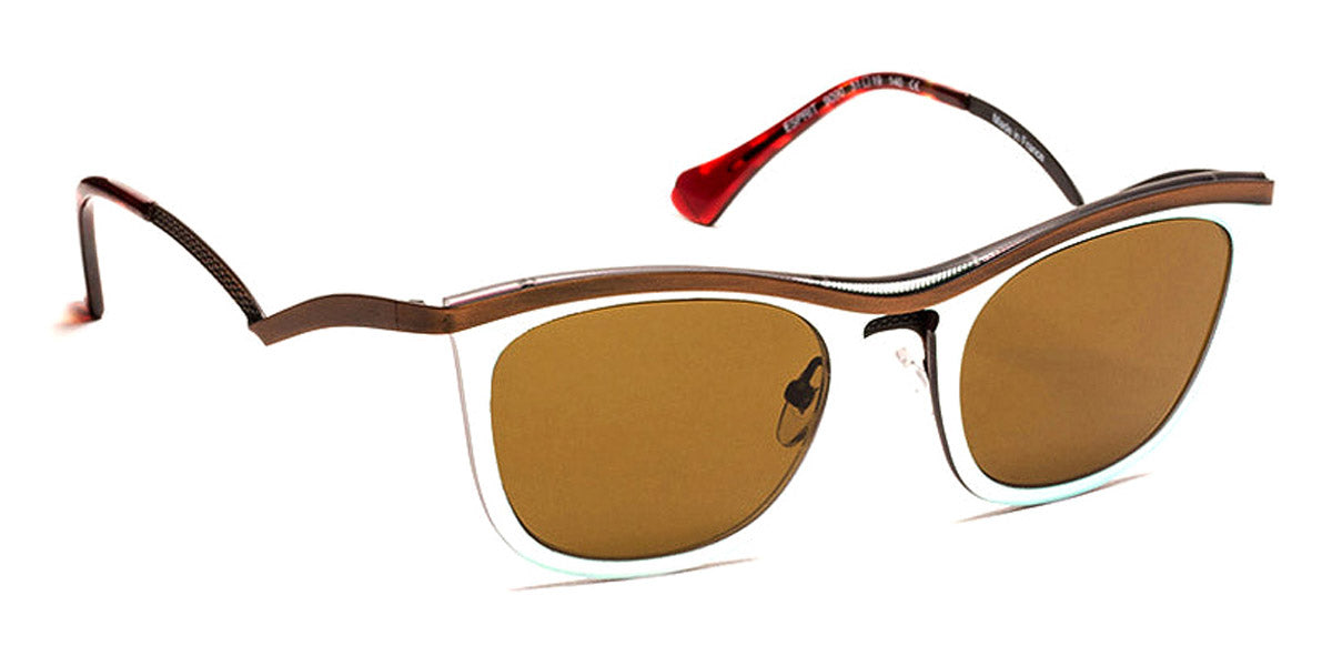 J.F. Rey® Esprit JR Esprit 9090 51 - 9090 Smoked Iced Mask/Brown/Gold Brushed Sunglasses