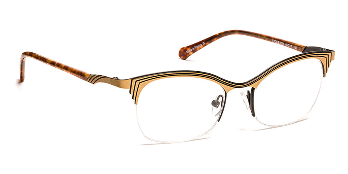 J.F. Rey® Etoile JR Etoile 0055 49 - 0055 Black/Gold Eyeglasses