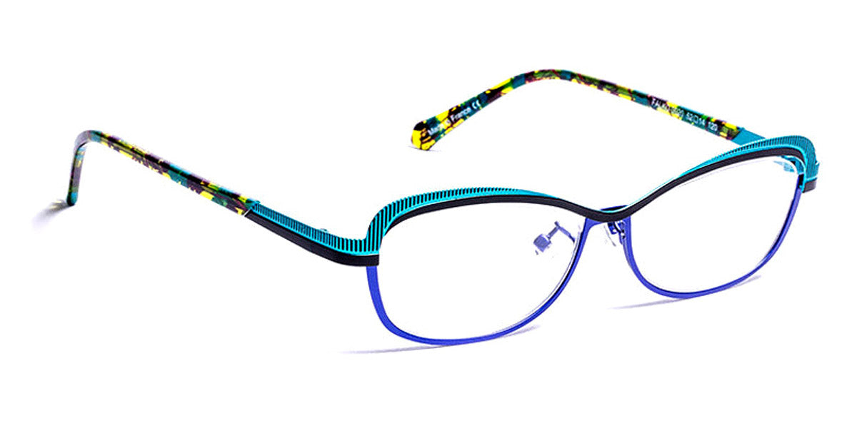 J.F. Rey® Falko JR Falko 0020 52 - 0020 Black/Turquoise/Blue Eyeglasses