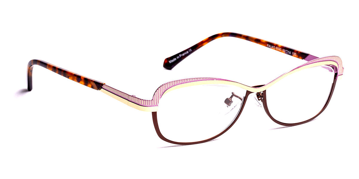 J.F. Rey® Falko JR Falko 8590 52 - 8590 Light Gold/Shiny Gold/Brown Eyeglasses