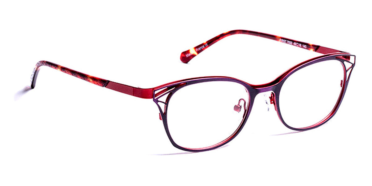 J.F. Rey® First JR First 7930 49 - 7930 Brushed Plum/Red Eyeglasses