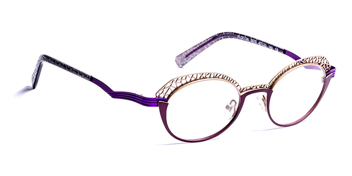 J.F. Rey® Flocon JR Flocon 5575 47 - 5575 Gold/Plum/Purple Eyeglasses