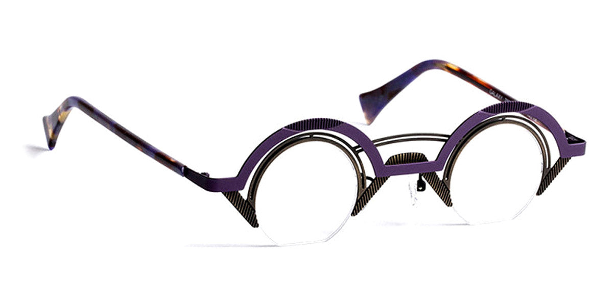 J.F. Rey® Galaxy JR Galaxy 7055 36 - 7055 Plum/Brushed Gold Eyeglasses