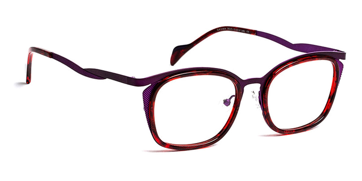 J.F. Rey® Gataka JR Gataka 3070 51 - 3070 Red Laces/Plum-Purple Eyeglasses