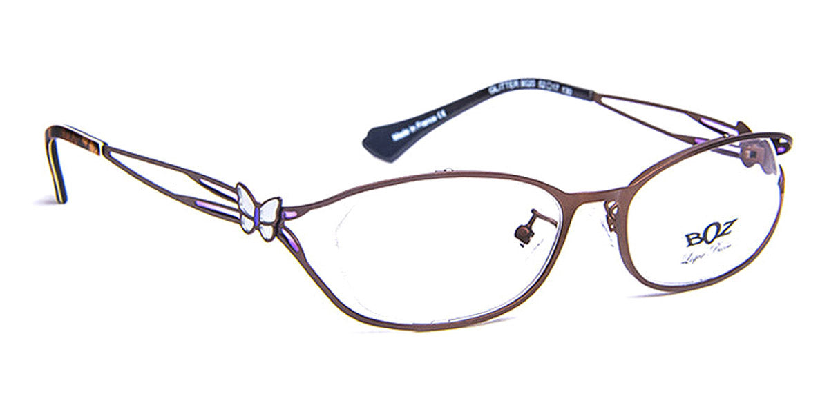 J.F. Rey® Glitter JR Glitter 9020 52 - 9020 Brown/Silver/Parma Eyeglasses