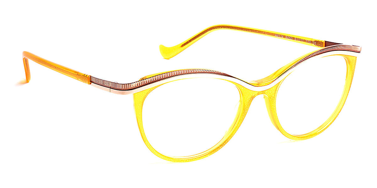 J.F. Rey® Helix JR Helix 6050 51 - 6050 Orange Spangles/Gold/Toffee Eyeglasses