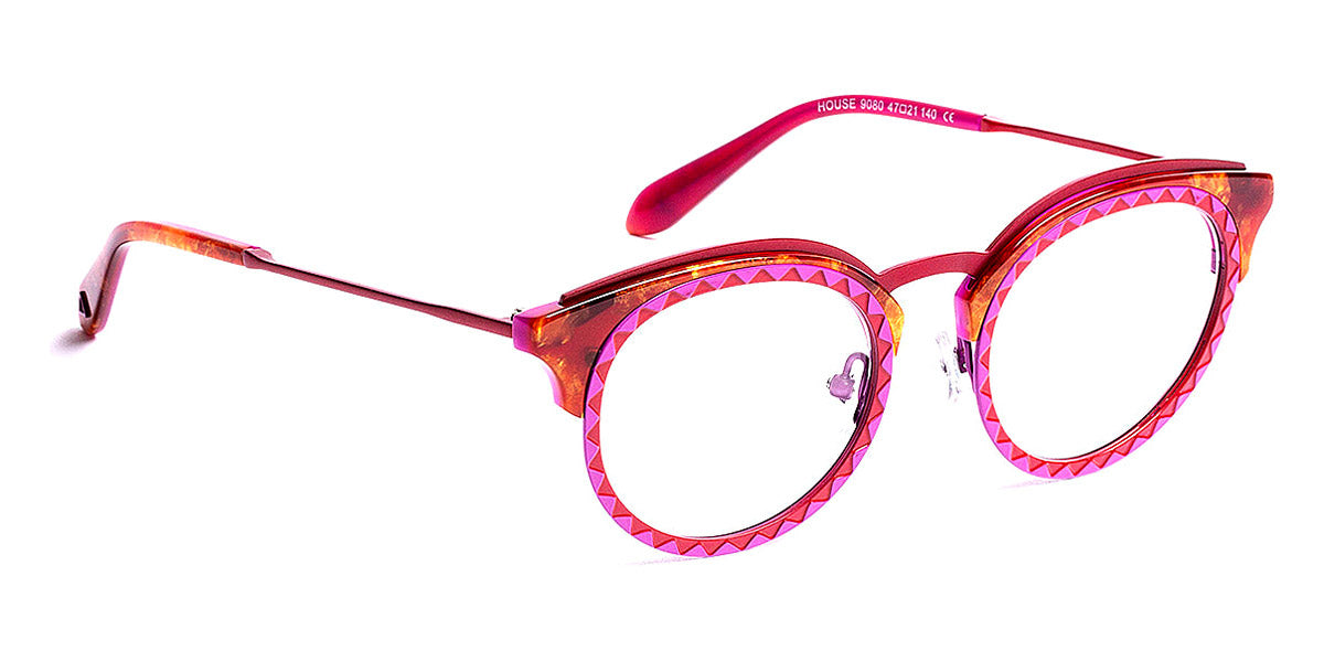 J.F. Rey® House JR House 9080 47 - 9080 Gold Demi/Fuchsia Eyeglasses